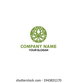 Vector de diseño de logotipo Círculo Hemp