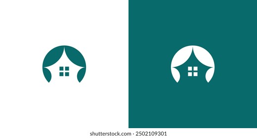 Circle Home Star Diseño de Logo