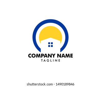 Circle House logo Design, Modern Real Estate Logo Design Inspiration