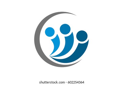 circle human partnership icon