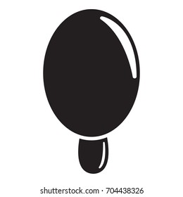 Circle ice cream icon. Simple illustration of circle ice cream vector icon for web