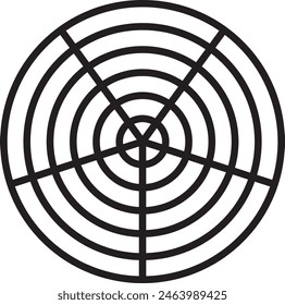 Circle Icon Art Design EPS 10