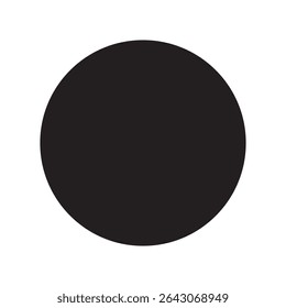 circle icon is black and white, linear flat, vector, pixel perfect, minimal, suitable for web and print.