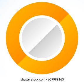 Circle icon with blank space. Blank circle design element set. Suitable for different designs