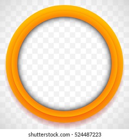 Circle icon, colorful circular frame. Design element, icon background.