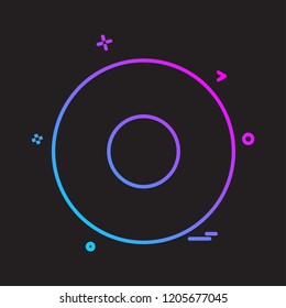 Circle icon design vector 