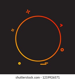 Circle icon design vector 