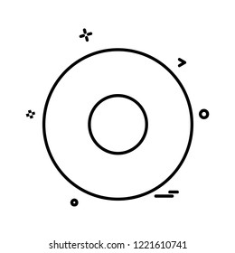 Circle icon design vector 
