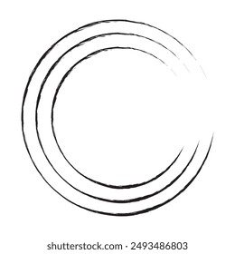  circle icon. Element of geometric figure for mobile concept and web apps. Thin line a circle icon can be used for web and mobile on white background . design eps 10