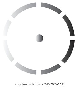 Icono de círculo color degradado formato eps