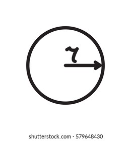 circle icon illustration isolated vector sign symbol