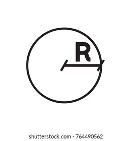 circle icon illustration isolated vector sign symbol