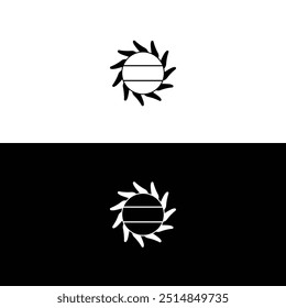 Circle icon illustration logo . Circle creative unique design 