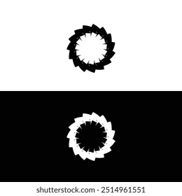 Diseño de logotipo de Vector de ilustración de icono de círculo 