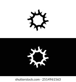 Circle icon illustration vector logo design 