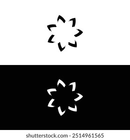Ícone de círculo ilustração vetor logotipo design 