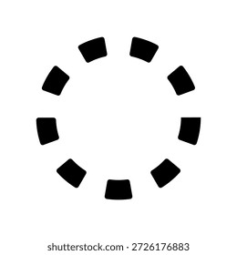 Icono de círculo que indica acción incompleta