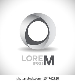Circle Icon - Isolated On Background - Vector Illustration, Graphic Design Editable For Your Design.