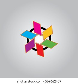 circle icon logo or business