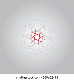 circle icon logo or business