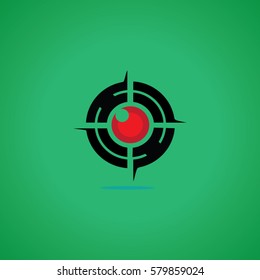 circle icon logo eyes