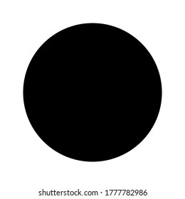 icono de círculo o logotipo símbolo de signo aislado ilustración vectorial - iconos vectoriales de estilo negro de alta calidad
