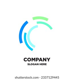 Circle icon logo vector design