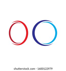 Circle icon logo vector illustration design template