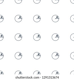 circle icon pattern seamless white background. Editable filled circle icon. circle icon pattern for web and mobile.
