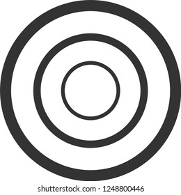 Circle icon representing shape and simplicity