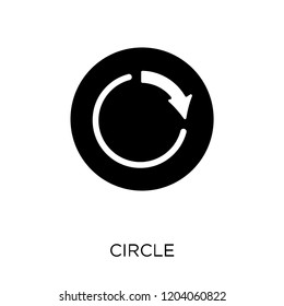 Circle icon. Circle symbol design from Geometry collection. Simple element vector illustration on white background.