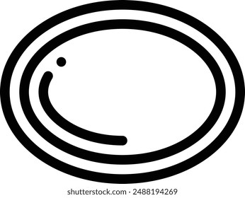 circle icon. Thin Linear Style Design Isolated On White Background