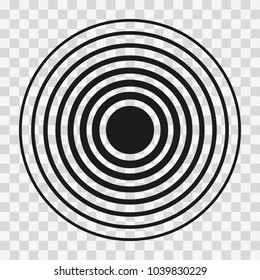 Circle, icon. Vector illustration