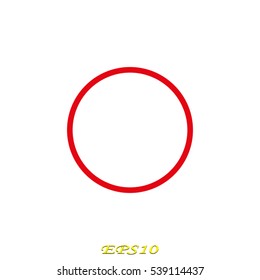 circle, icon, vector illustration EPS 10