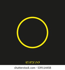 circle, icon, vector illustration EPS 10