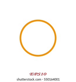 circle, icon, vector illustration eps10