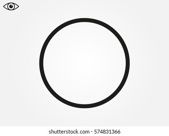 circle, icon, vector illustration eps10