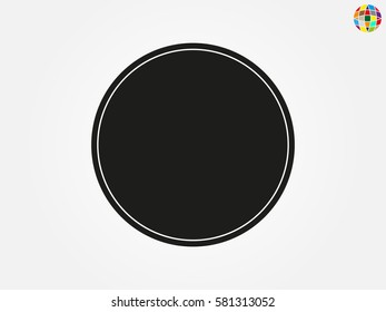circle, icon, vector illustration eps10
