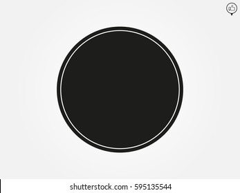 circle, icon, vector illustration eps10