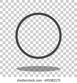 Circle Icon Vector Isolated