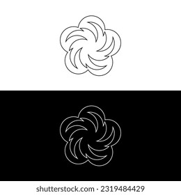 Circle icon vector logo template design . Circle illustration logo 