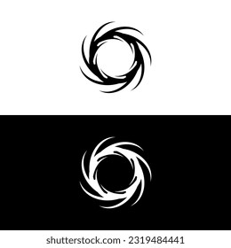 Circle icon vector logo template design . Circle illustration logo 