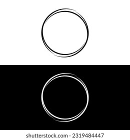 Circle icon vector logo template design . Circle illustration logo 