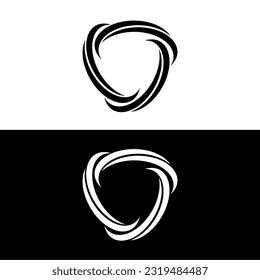 Circle icon vector logo template design . Circle illustration logo 