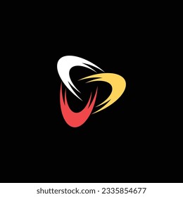 Circle icon vector logo template illustration  