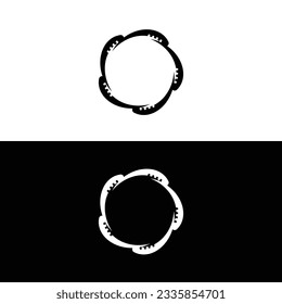 Circle icon vector logo template illustration  