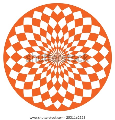 A circle illusion tricks the eye into perceiving a distorted or false shape of a circle. Common examples include patterns that make the circle appear warped, moving, or spiraling.