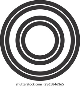 circle image with abstract design flat and vector 