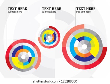 circle info graphic patterns