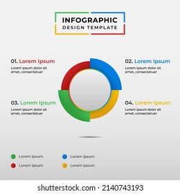Circle Infographic Element Design Template